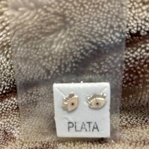 Plata Eye Stud Earrings